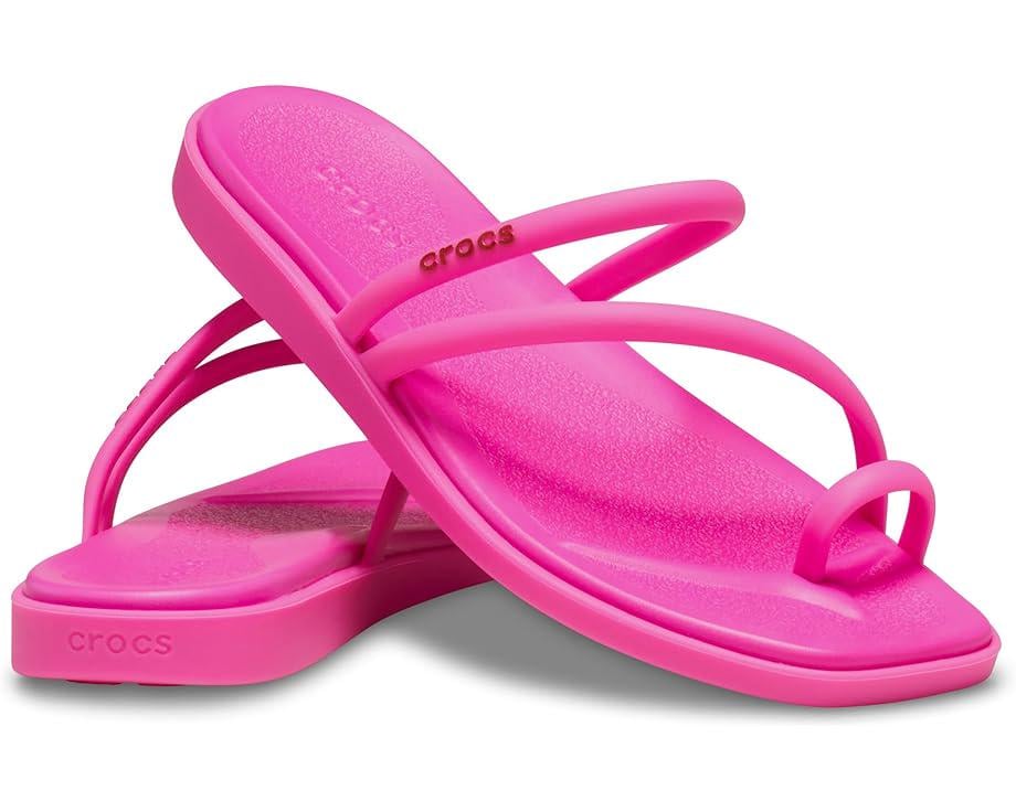 Сандалии Crocs Miami Metallic Toe Loop р. 38-39 Pink Crush (23254450)