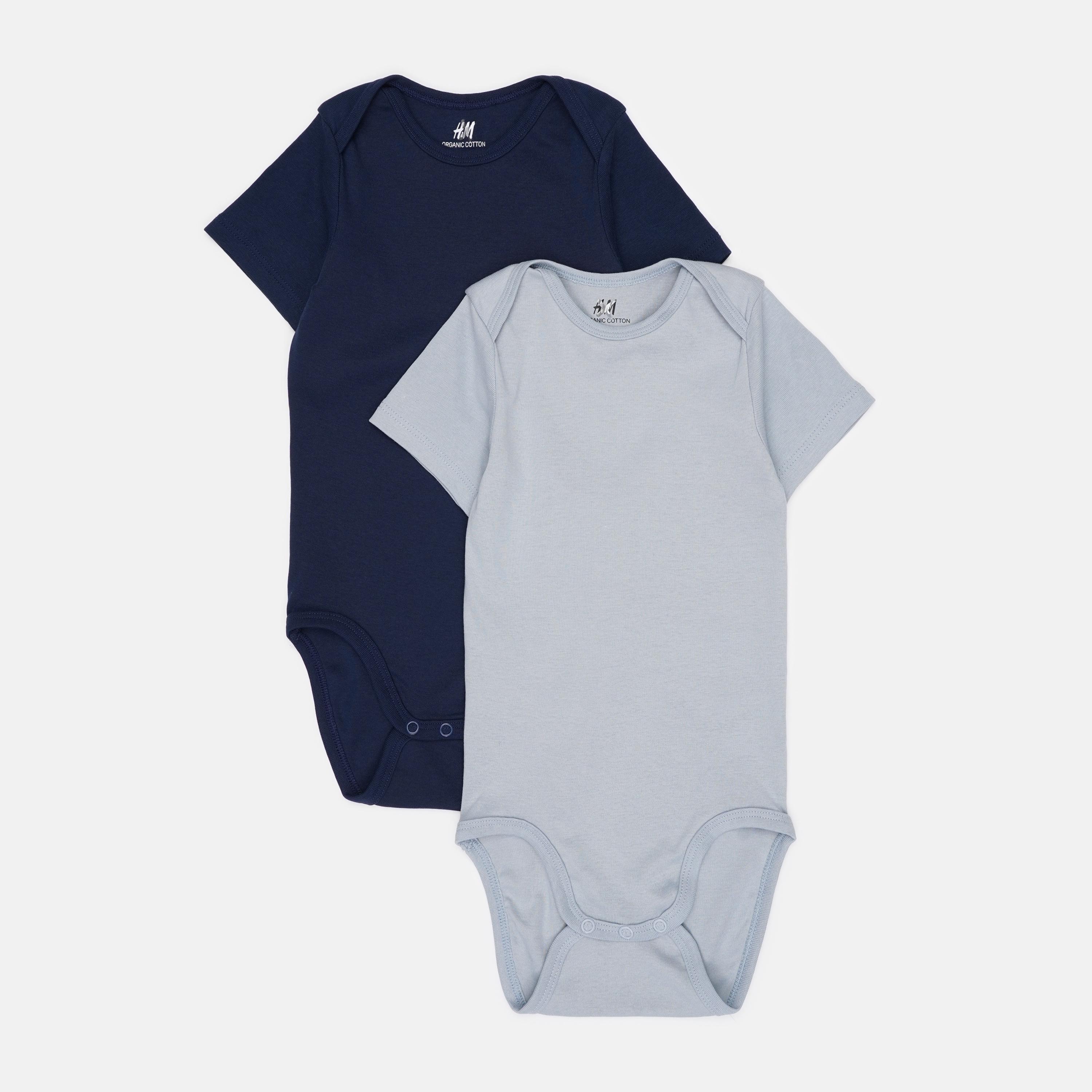 Боді H&M 2 шт. 92 см Темно-синій/Блакитний (A24091159381) Боді H&M 2 шт. 92 см Темно-синій/Блакитний (A24091159381)