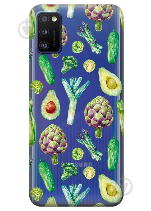 Прозрачный силиконовый чехол iSwag для Samsung Galaxy A41 с рисунком - Полезная еда (KS3111) Прозрачный силиконовый чехол iSwag для Samsung Galaxy A41 с рисунком - Полезная еда (KS3111)