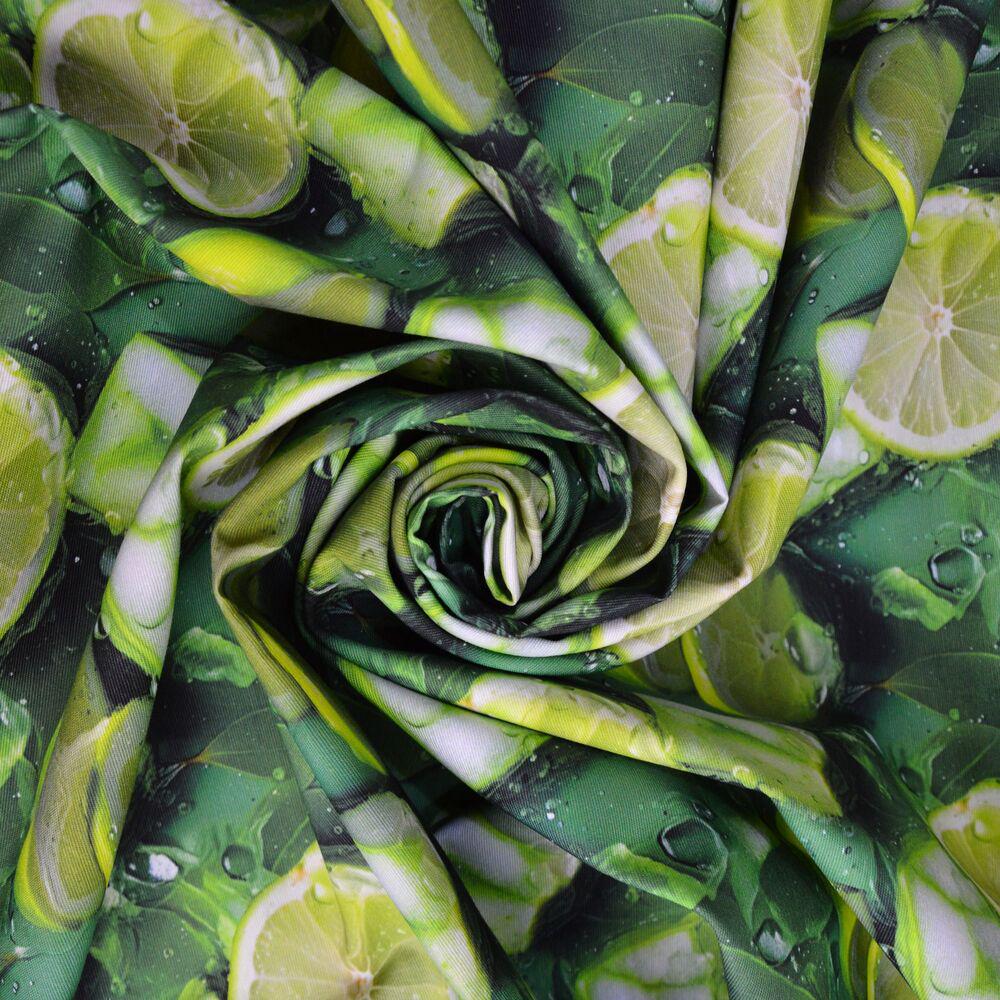 Тканина бавовна Панама Лайм 235 гр/м2 з захистом від плям 180 см (27398)