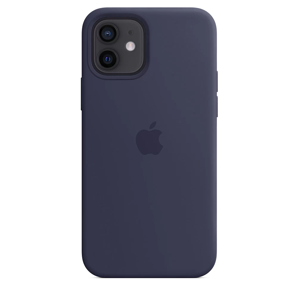 Силиконовый Чехол Накладка Silicone Case для iPhone 12 Mini Dark Blue