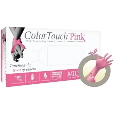 Перчатки ColorTouch латексные 100 шт. Pink