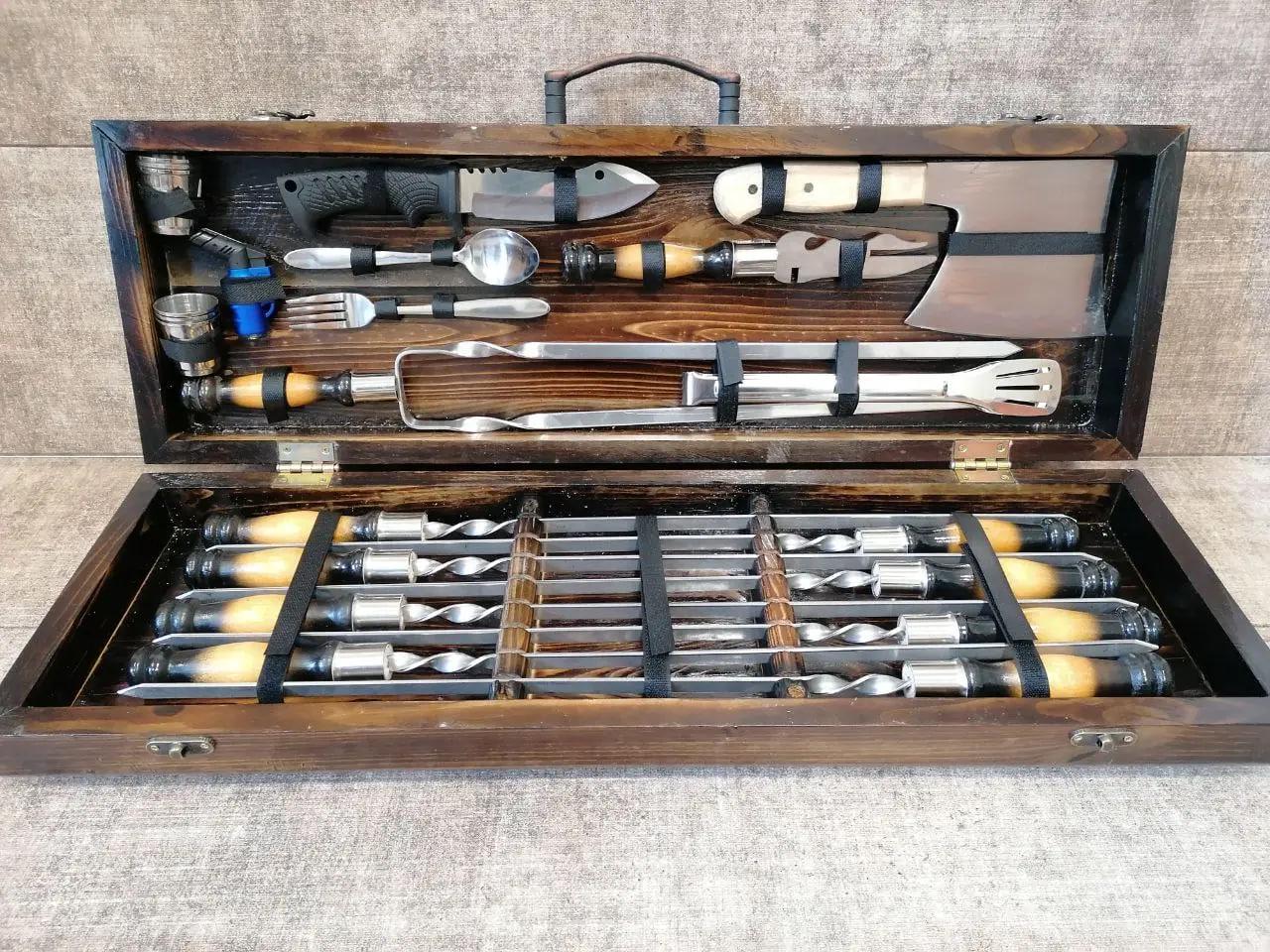 Набор шампуров Гриль №9 в кейсе (10644718)