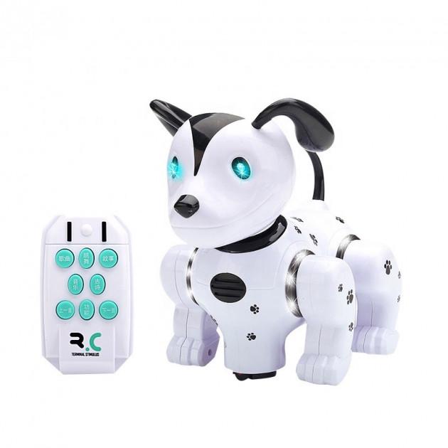 Интерактивная игрушка FENGQI TOYS Naughty Puppy робот-собака на радиоуправлении Белый (SUN4168)