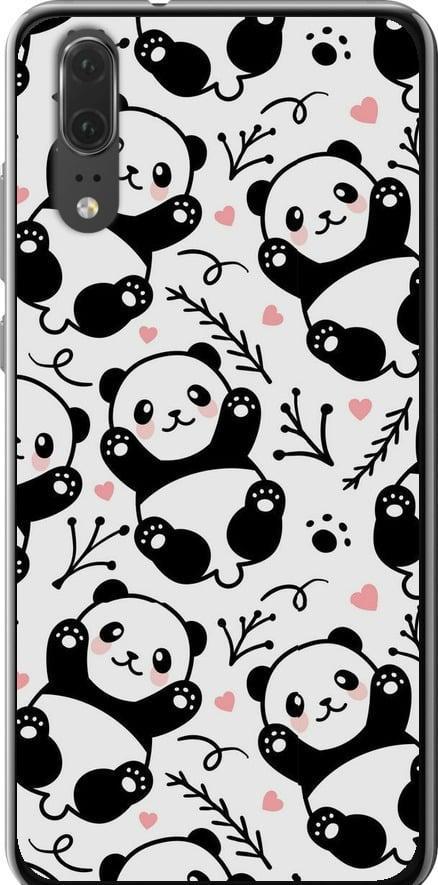 Чехол на Huawei P20 Панды (4318t-1396-42517)