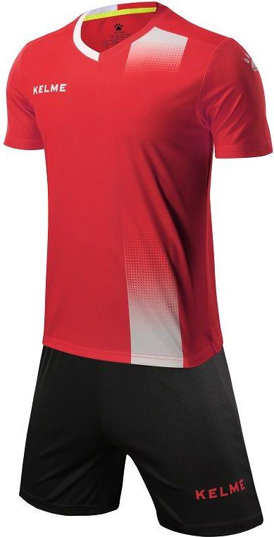 Форма футбольная Kelme ALICANTE 3XL Красно-черный (3881020.610) - фото 1