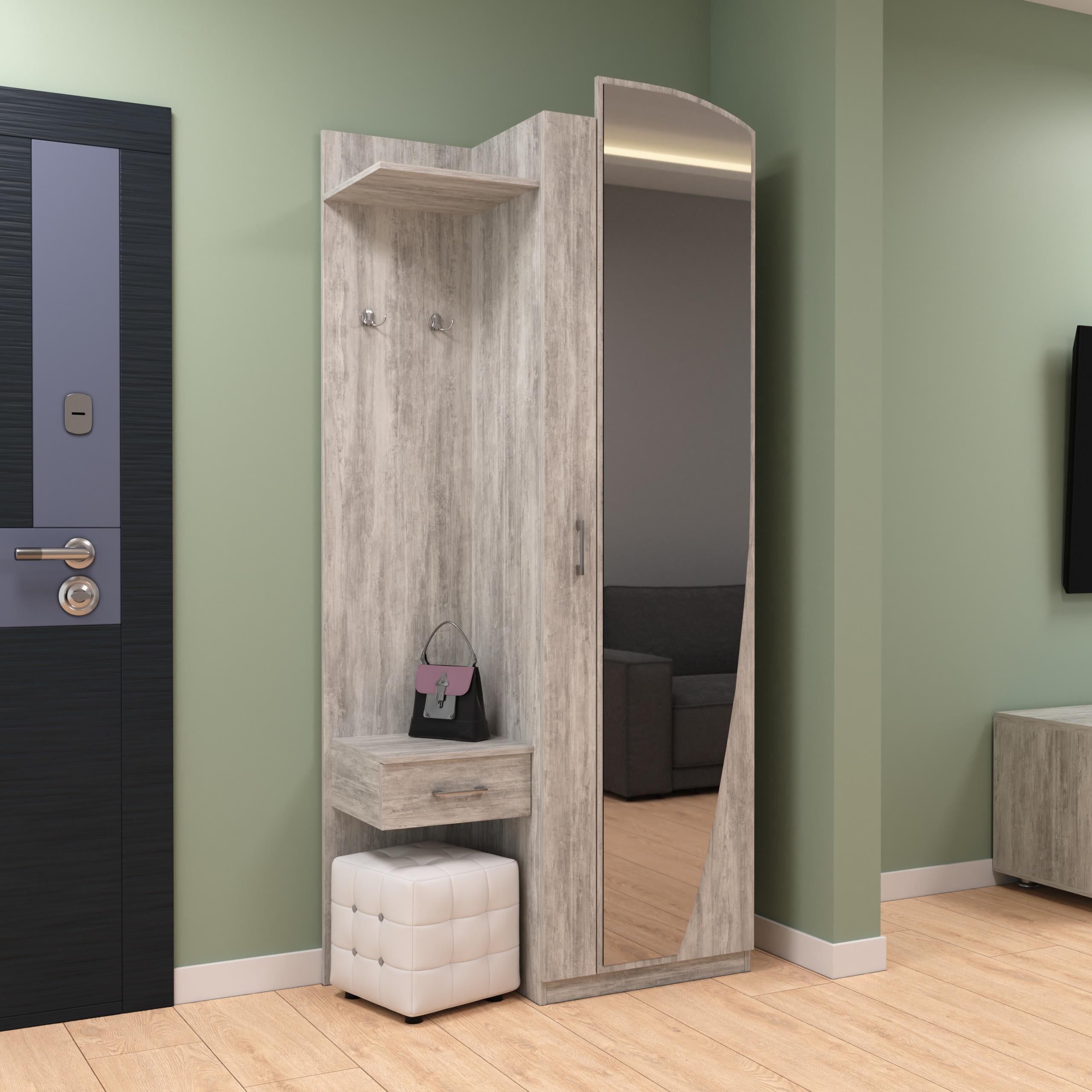 Передпокій Соло-1 1000х400х2140 мм Урбан Лайт (22314)