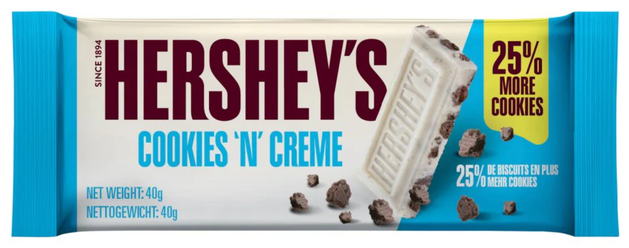 Шоколад Hershey's Cookies N Creme 40 г (2184301545)