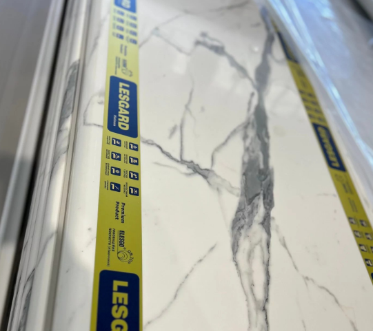 Підвіконня Lesgard Elesgo ПВХ 150 мм Світлий-мармур (2700744902) - фото 5