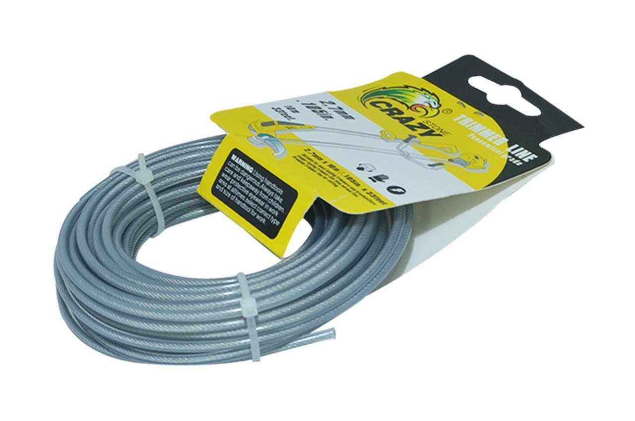 Леска для триммера Рамболд 2,7 мм x 15 м с тросом (2577164638)