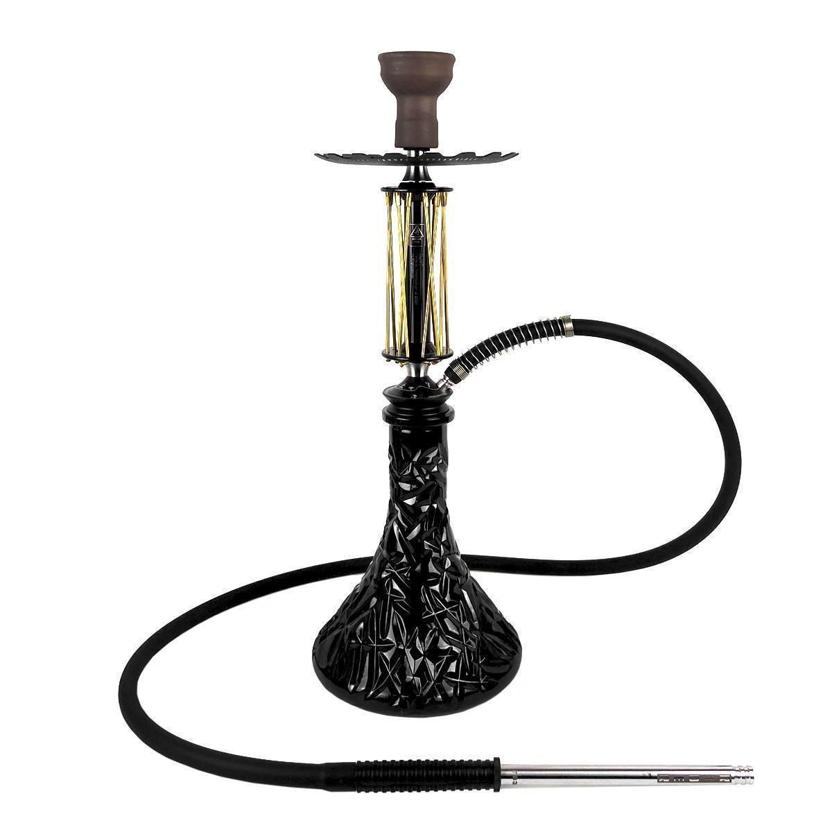 Кальян Hookah Trumpet Rider W 40 Gold Black колба Crystal Black