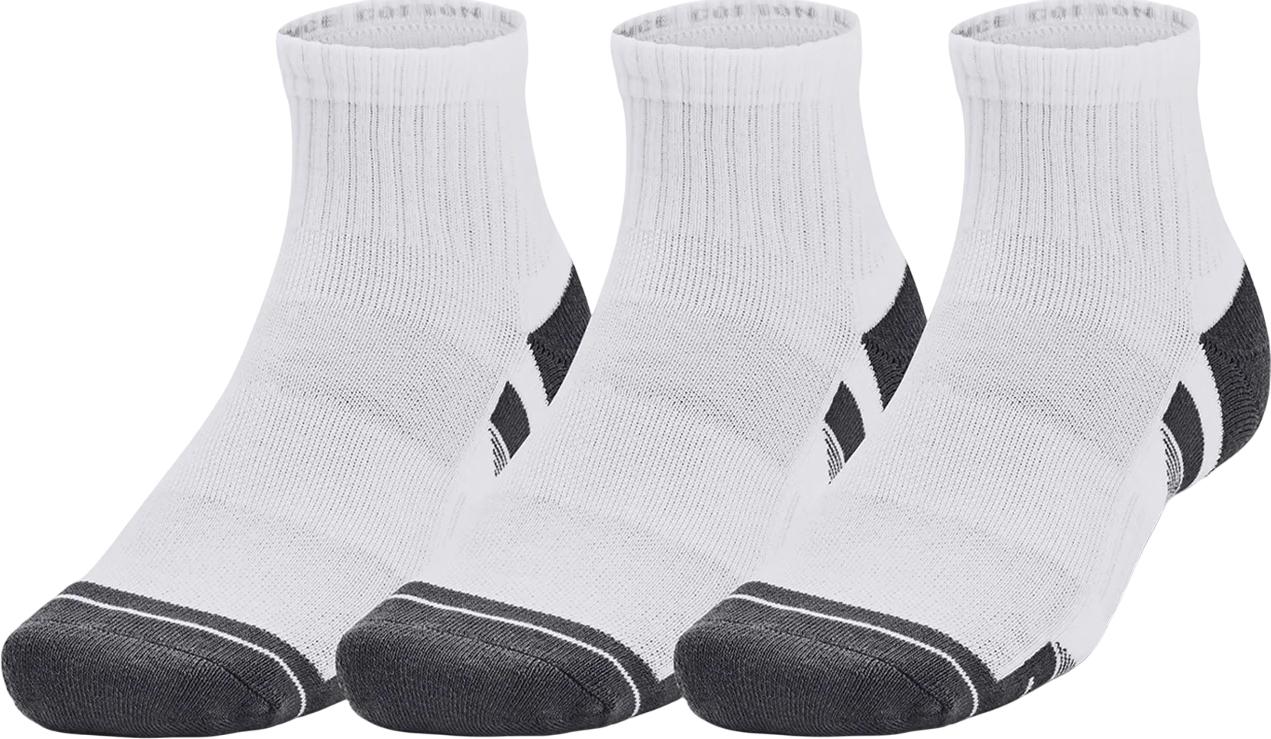 Носки Under Armour PERFORMANCE COTTON 3P QTR 3 пары XL Белый (1379528-100)