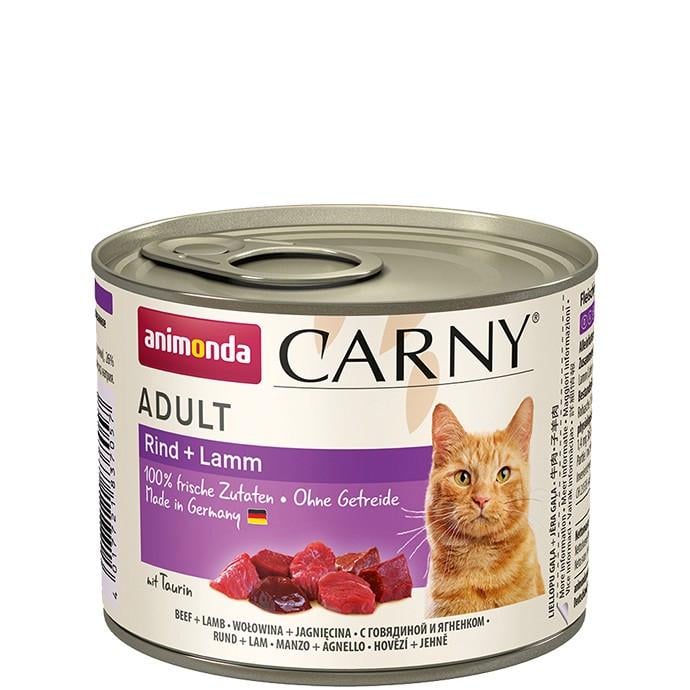 Консерви для кішок Animonda Carny Яловичина-ягня 200 г (83705)