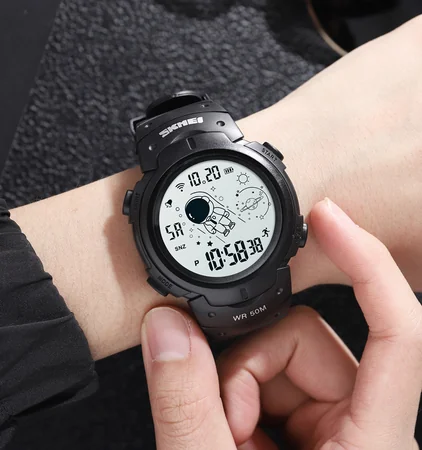 Наручные часы Skmei 1820BKWT Black/White - фото 3 Наручные часы Skmei 1820BKWT Black/White - фото 3