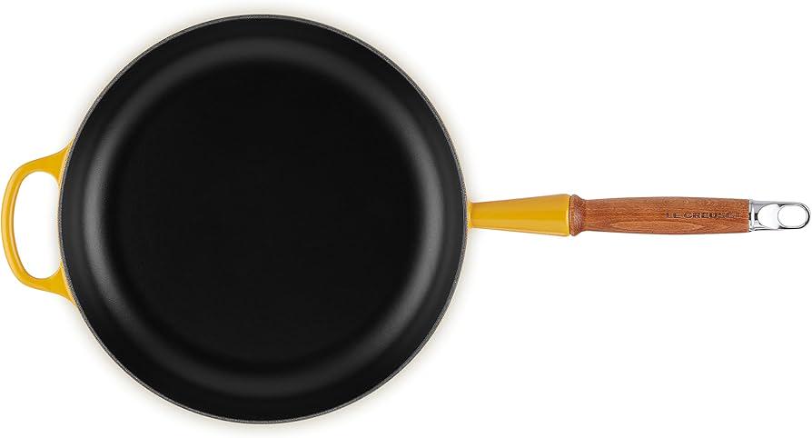 Сковородка Le Creuset Signature с деревянной ручкой 28 см Nectar (20258286720422) - фото 3