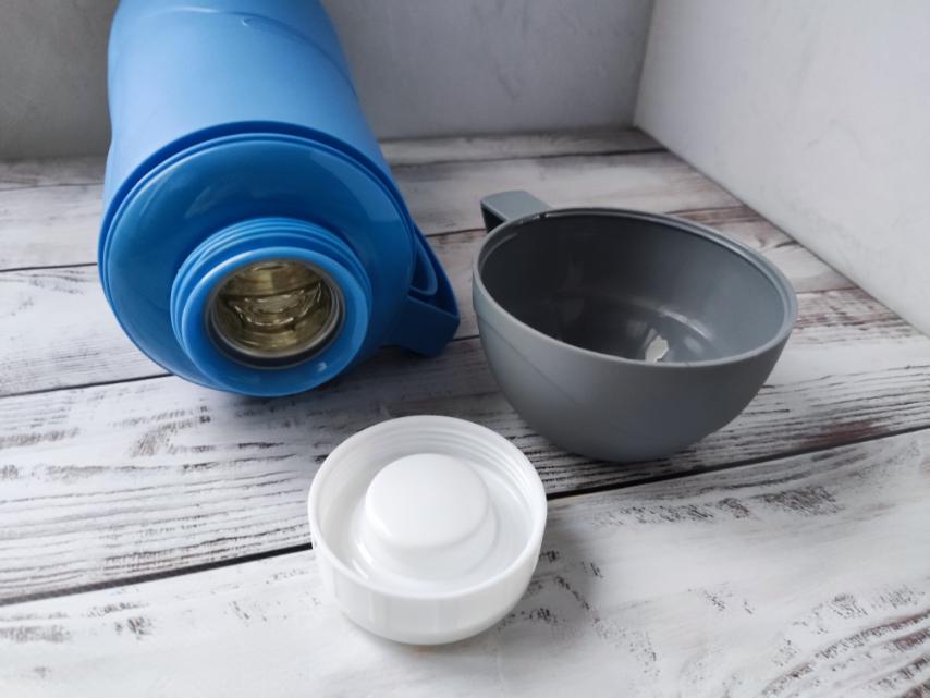 Термос зі скляною колбою Stenson 1,8 л Блакитний (12337333) - фото 3 Термос зі скляною колбою Stenson 1,8 л Блакитний (12337333) - фото 3