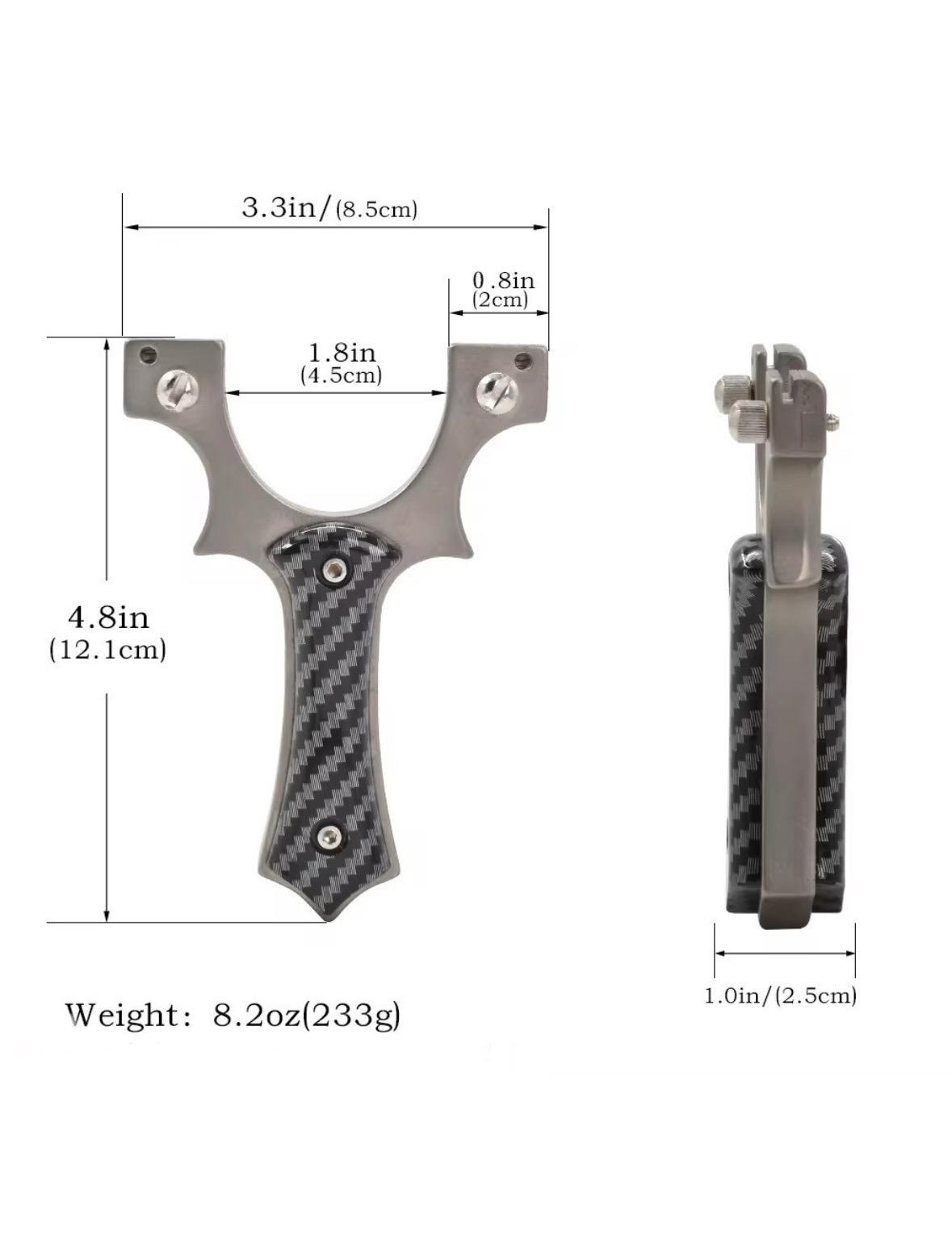 Рогатка металева з прицілом SFU Carbon pro 360 для риболовлі/полювання/спортивної стрільби (0013) - фото 2