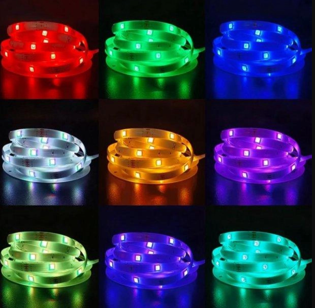 Світлодіодна стрічка LED RGB 5050 з Bluetooth водостійка USB 5 м - фото 3