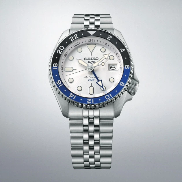 Часы мужские Seiko 5 Sports GMT SSK033K1 Белый/Серебристый (SSK033K1)