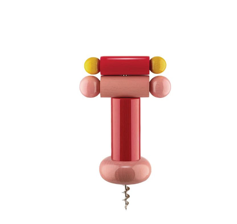 Штопор механический Alessi 18 см Розовый (ES17PINK)