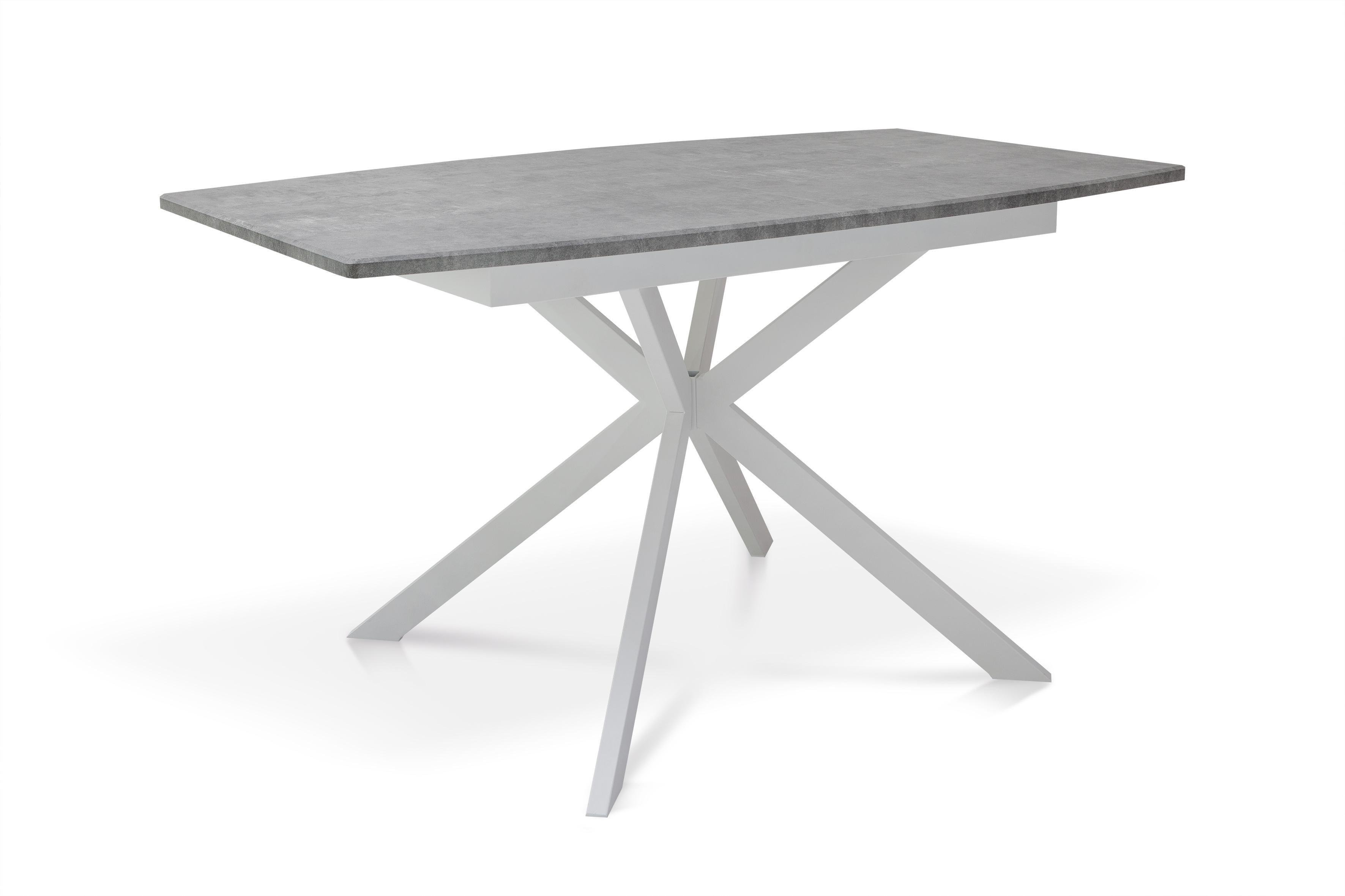 Обеденный стол Фиджи Ричард 1400/1800х850х760 мм Белый металл/Мрамор светлый (GAА0050413) Обеденный стол Фиджи Ричард 1400/1800х850х760 мм Белый металл/Мрамор светлый (GAА0050413)