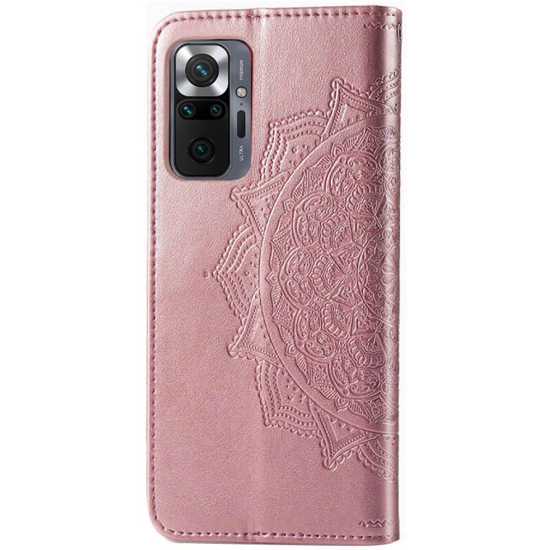 Кожаный чехол (книжка) Art Case с визитницей для Xiaomi Redmi Note 10 Pro / 10 Pro Max Розовый - фото 2