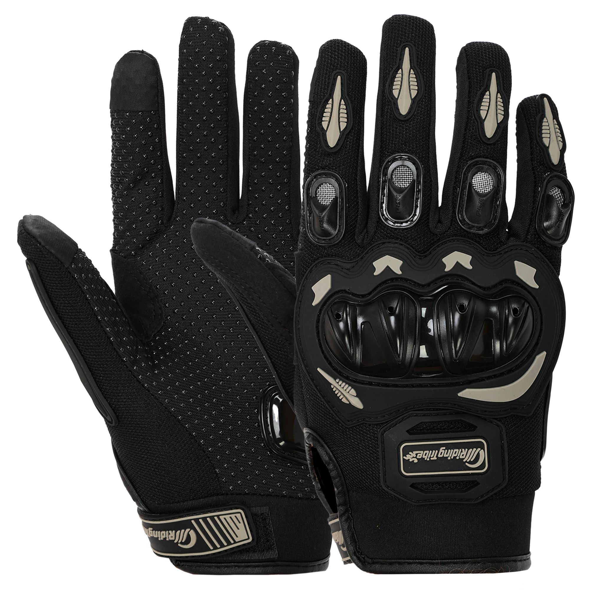 Моторукавиці Riding Tribe MCS-21 2XL Чорний/Сірий