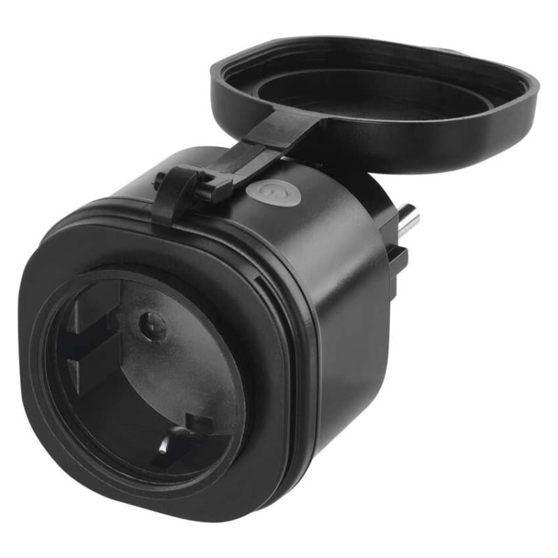 Умная влагозащищенная розетка Wi-Fi Emos GoSmart IP44 P5532 (36485201)