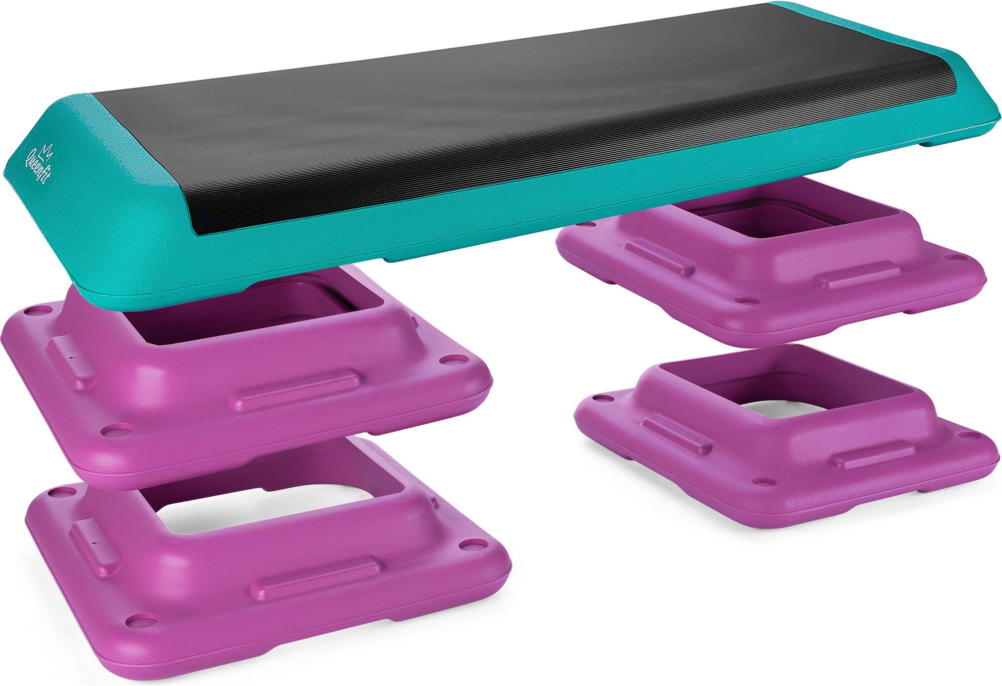 Степ-платформа Queenfit 3-уровневая Разноцветный (30496554) - фото 7