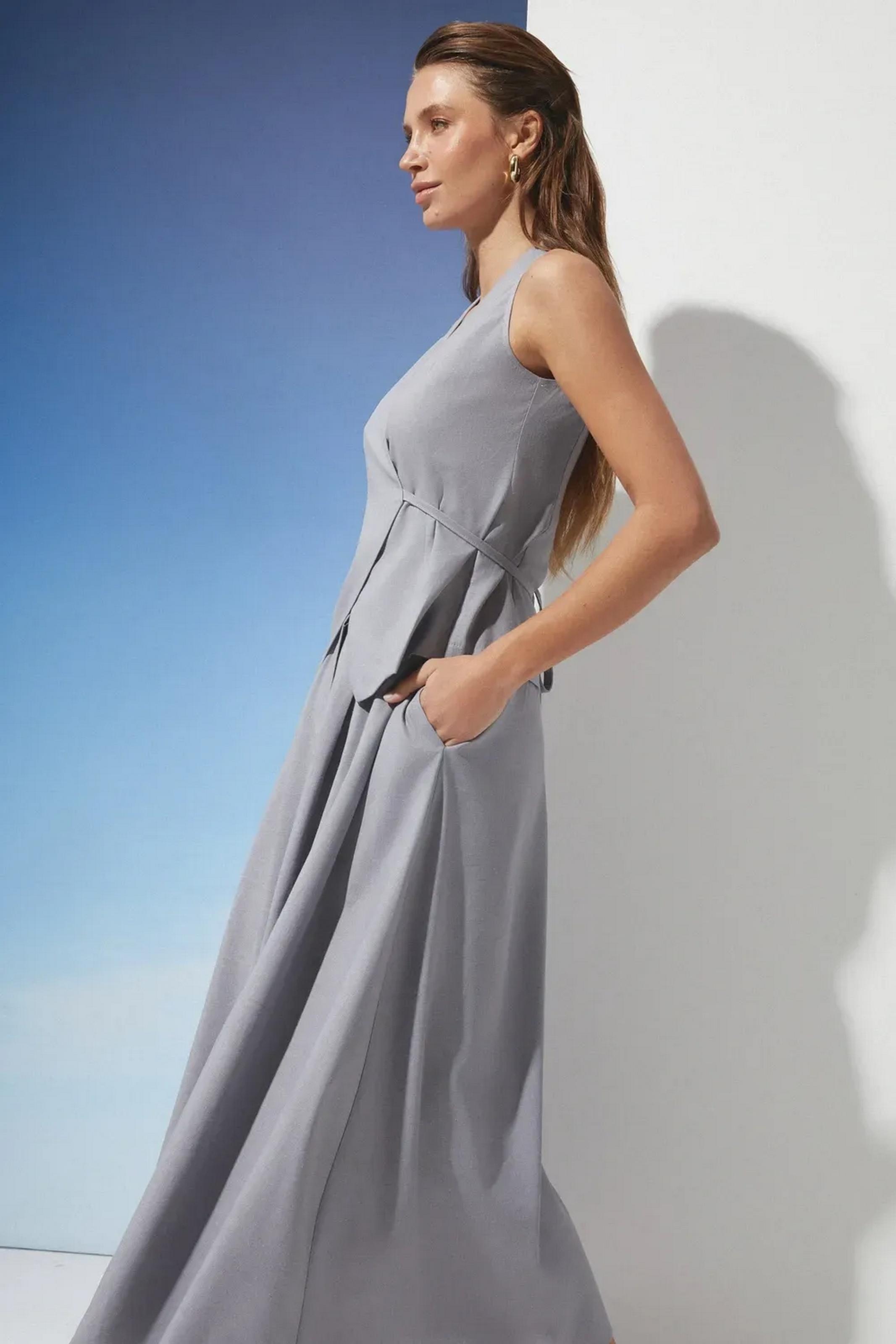 Спідниця жіноча Seventeen L-XL Сірий (104-2275.6315-1) - фото 4 Спідниця жіноча Seventeen L-XL Сірий (104-2275.6315-1) - фото 4