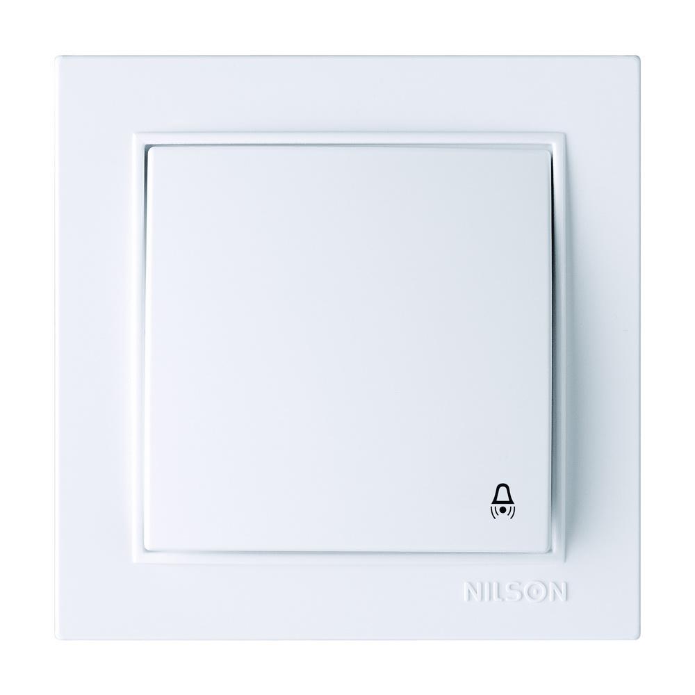 Вимикач Nilson Thor кнопка Білий (27111012)