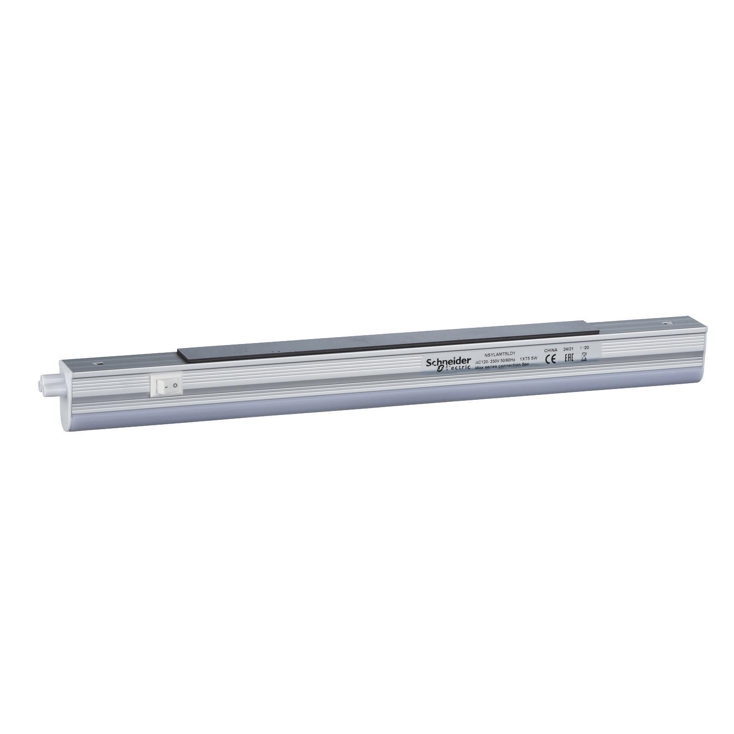Светильник LED линейный Schneider Electric Spacial 10W 230V 1100lm 4000K T5 560x30,5мм с выключателем IP20 для шкафов (NSYLAMT5LD2)