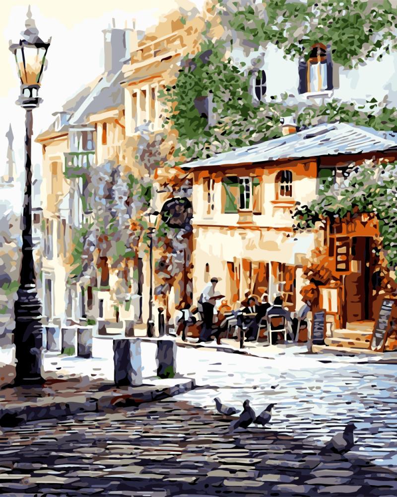 Картина по номерам Brushme Летнее кафе 40x50 см (GX8875)