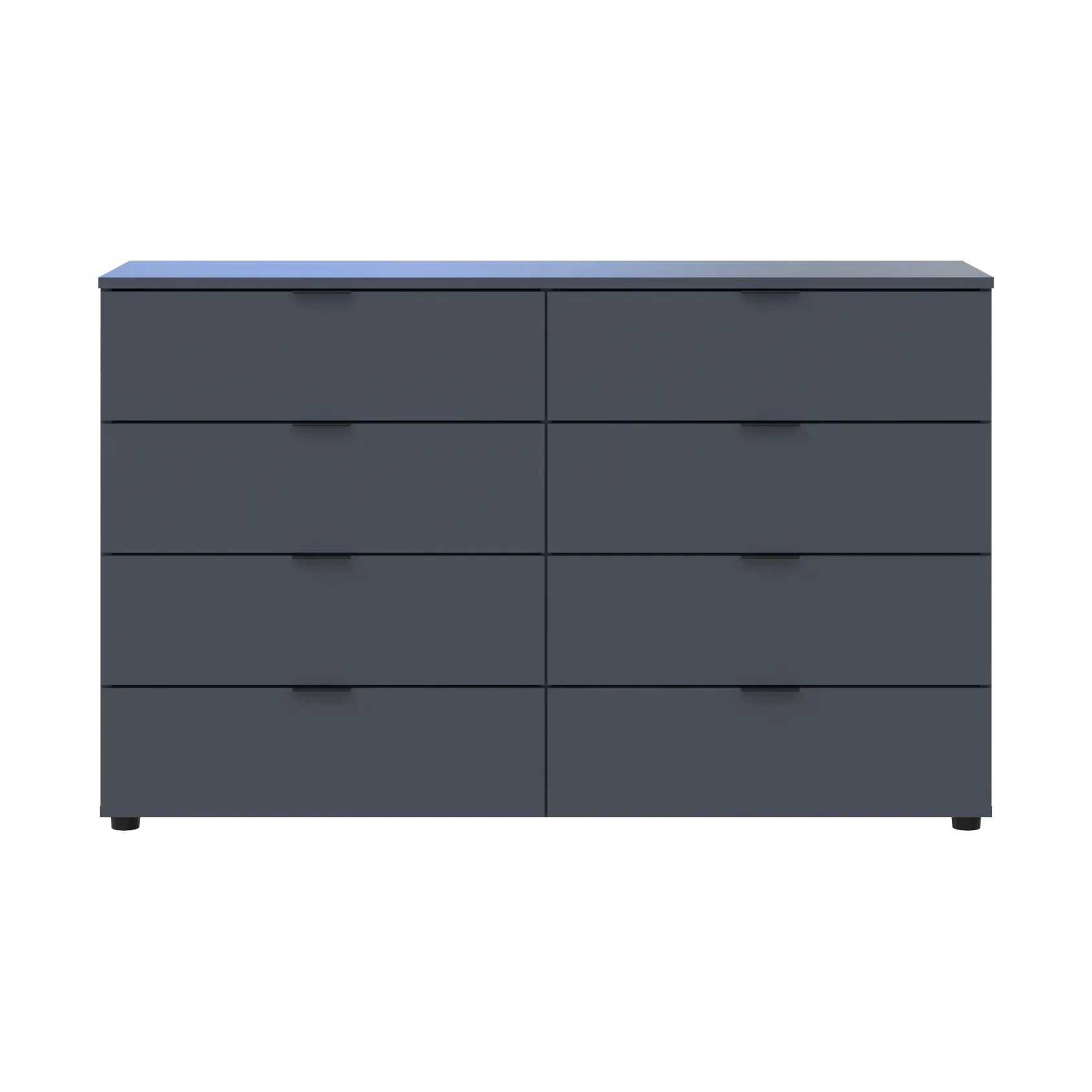 Комод Doros Рон 8 ящиков 130х38х81 см Графит (41 516 173) - фото 3 Комод Doros Рон 8 ящиков 130х38х81 см Графит (41 516 173) - фото 3