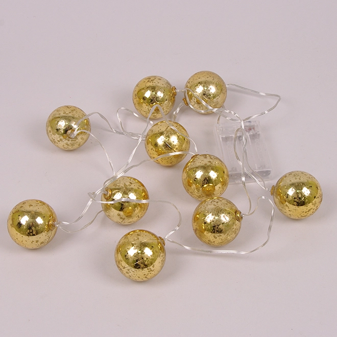 Гирлянда Шарики теплый свет 2 м (40801)