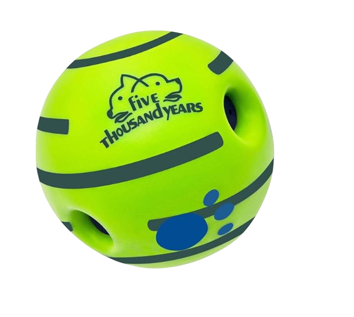 Іграшка для собак м'яч інтерактивний хіхікаючий Wobble Wag Giggle Green