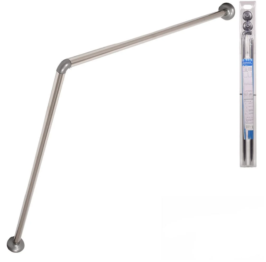 Карниз Г-образный угловой для ванной 80х80 см (R35994) Карниз Г-образный угловой для ванной 80х80 см (R35994)