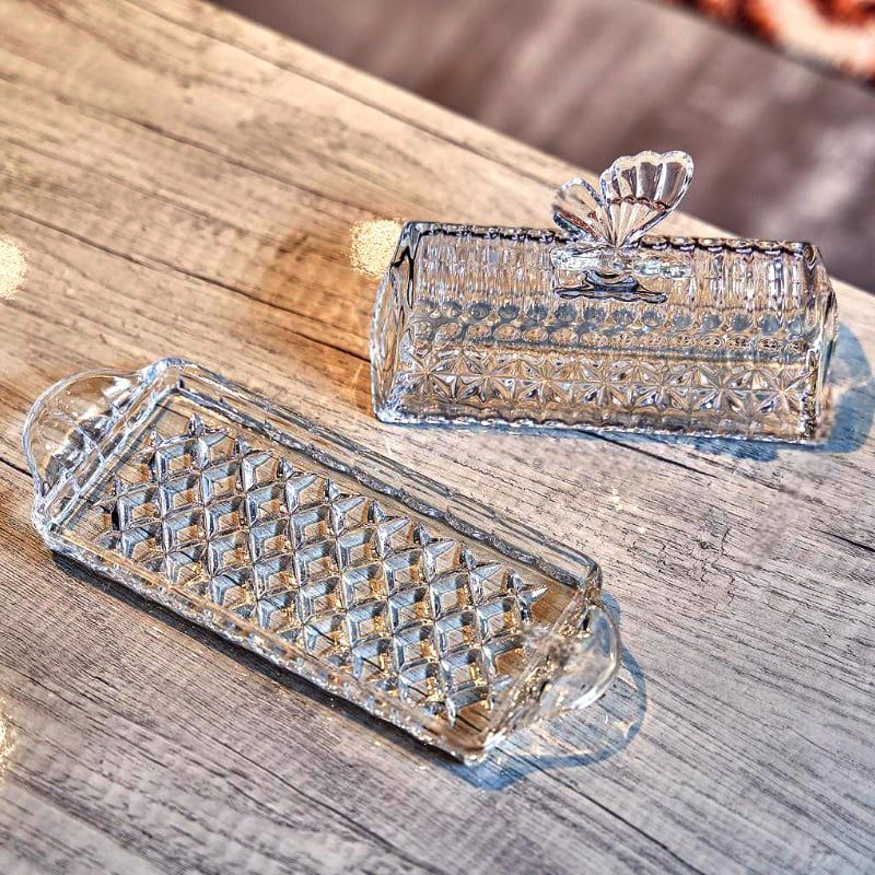 Маслянка Bohemia Butterfly кришталева (52750-65400-205) - фото 4 Маслянка Bohemia Butterfly кришталева (52750-65400-205) - фото 4