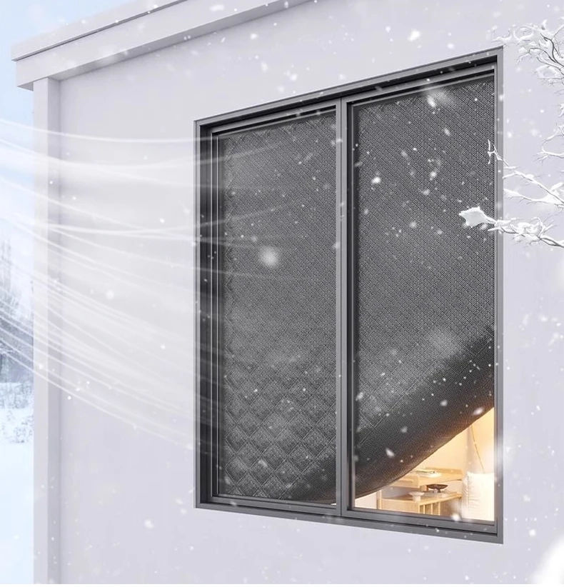 Штори віконні від холоду на липучці 2,2х1,5 м - фото 3 Штори віконні від холоду на липучці 2,2х1,5 м - фото 3