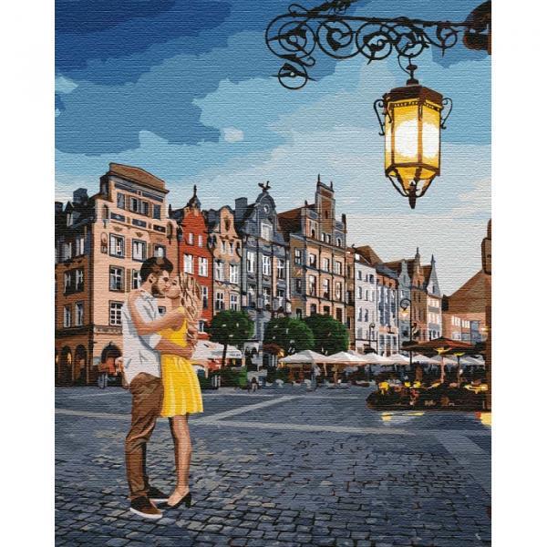 Набор для росписи по номерам Идейка Свидание в Гданьске 40х50 см (КНО4755-mt)