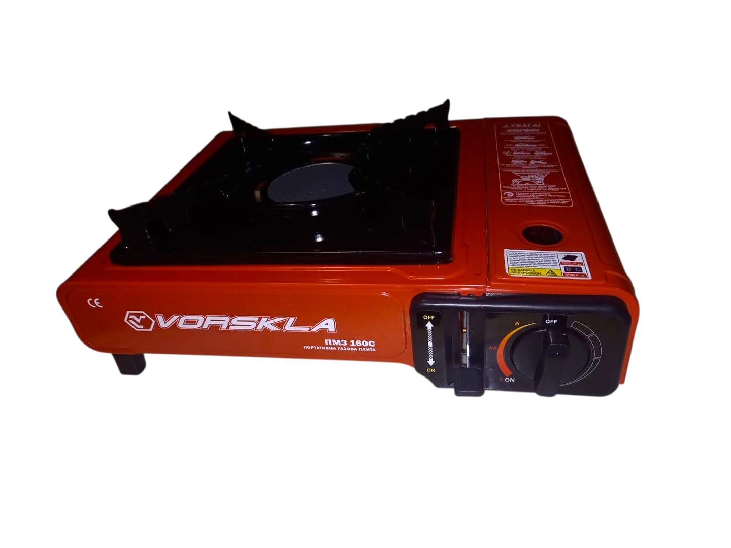 Плита газовая портативная VORSKLA ПМЗ 160С и 10 баллонов BURN (30766561) - фото 4