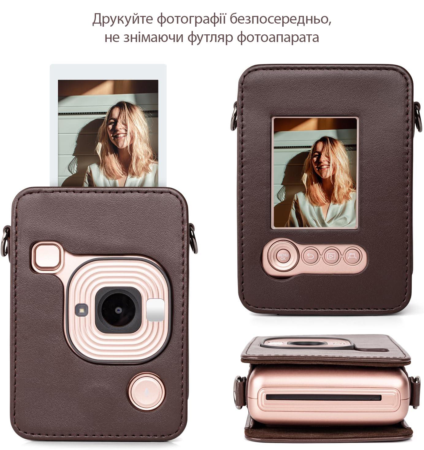 Чохол Fujifilm Instax Mini Liplay Dark Brown - фото 4