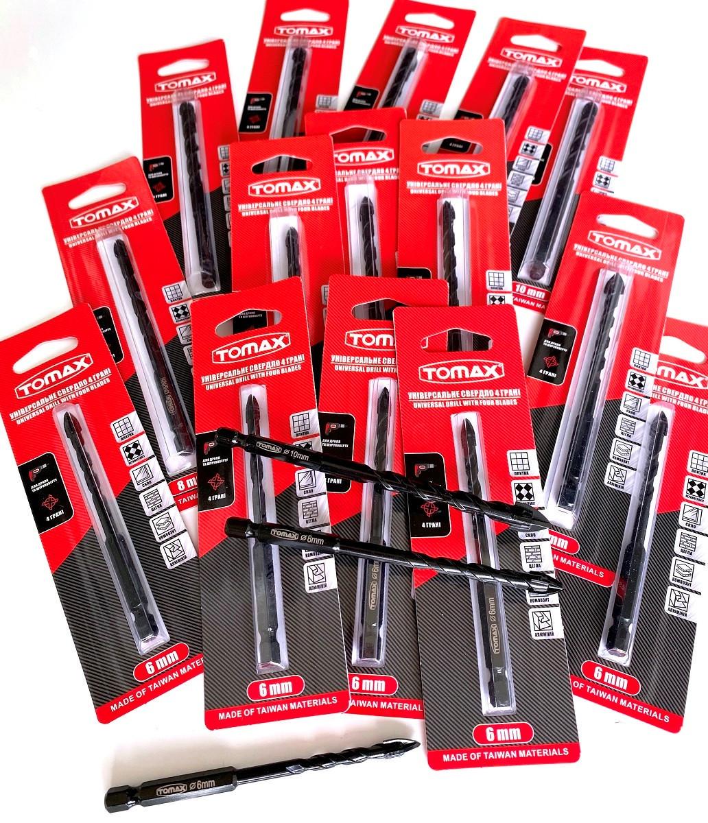 Сверла для плитки TOMAX керамогранита 8 мм квадро (2339522198) - фото 5