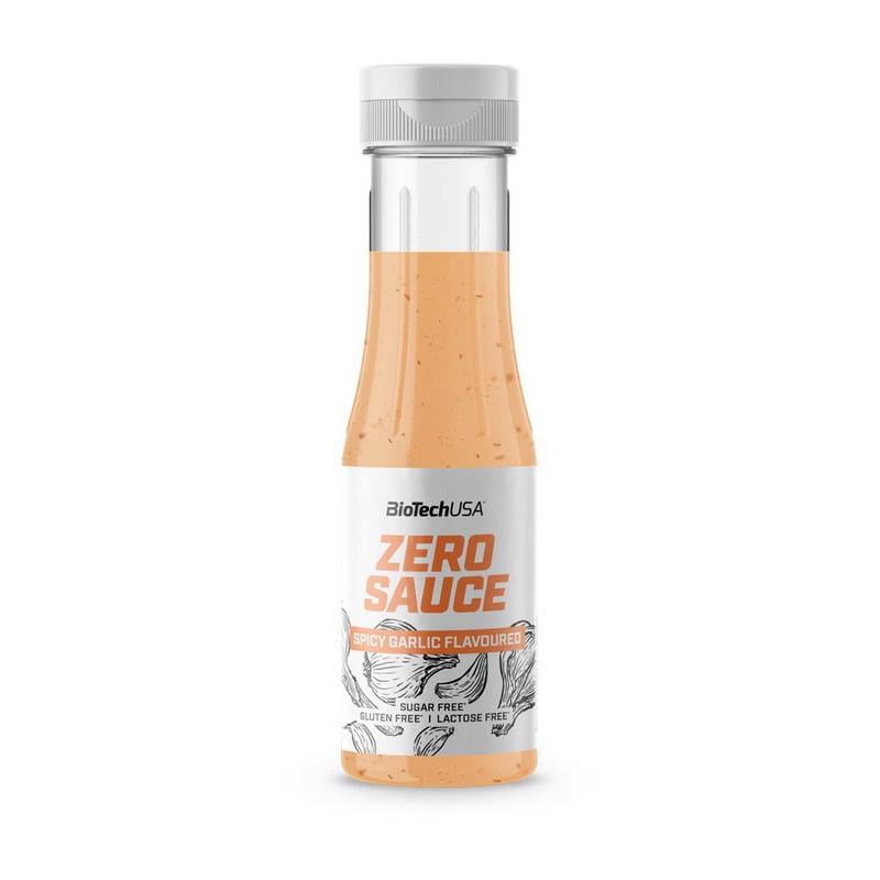 Соус BioTech USA Zero Sauce 350 мл Острый чеснок (20437-01)