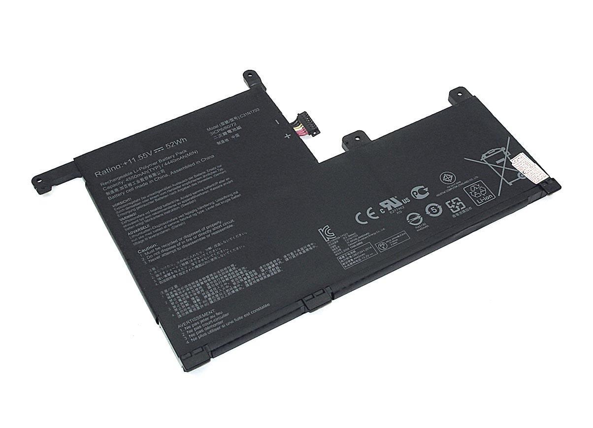 Аккумулятор для ноутбука Asus C31N1703 Zenbook Flip 3 UX561UA 11.55V Black 4440mAh OEM