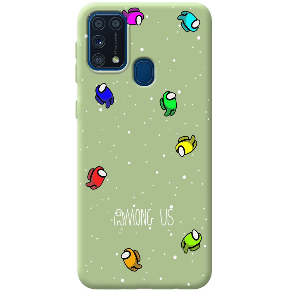 Чохол Boxface Samsung M315 Galaxy M31 Among Us Invisible Зелений силікон (39091-bk76-41820)