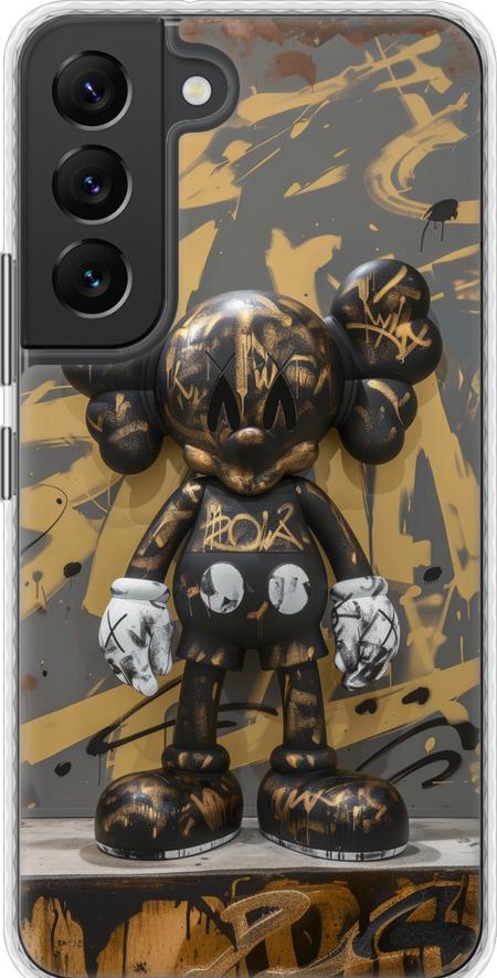 Чохол на Samsung Galaxy S22 Bronze kaws (6097pc-2494-42517)