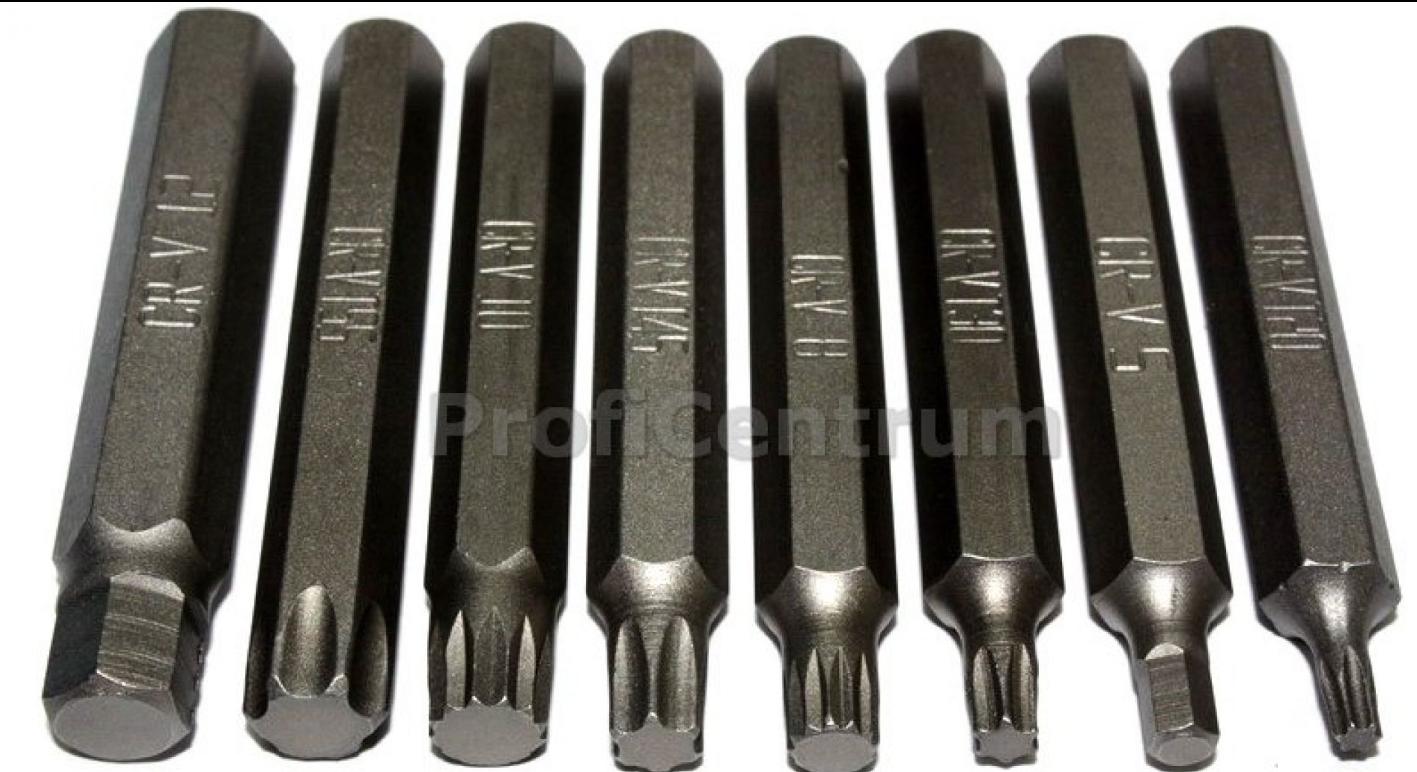 Набір шестигранних біт SilverTools HEX TORX SPLINE 40 шт. (17317652509) - фото 5