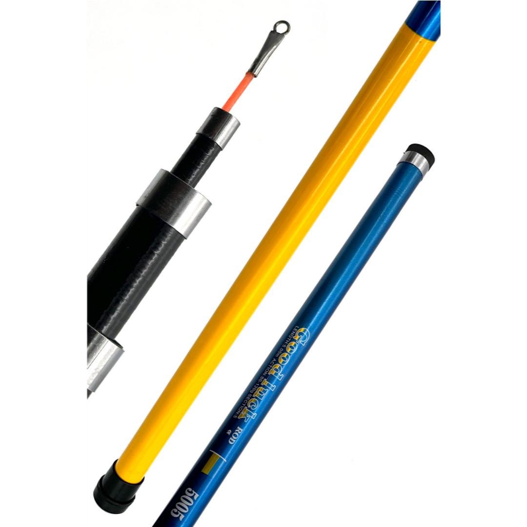 Удилище маховое Goodluck UKRAINE POLE GL7085 5 м Синий/Желтый - фото 3 Удилище маховое Goodluck UKRAINE POLE GL7085 5 м Синий/Желтый - фото 3