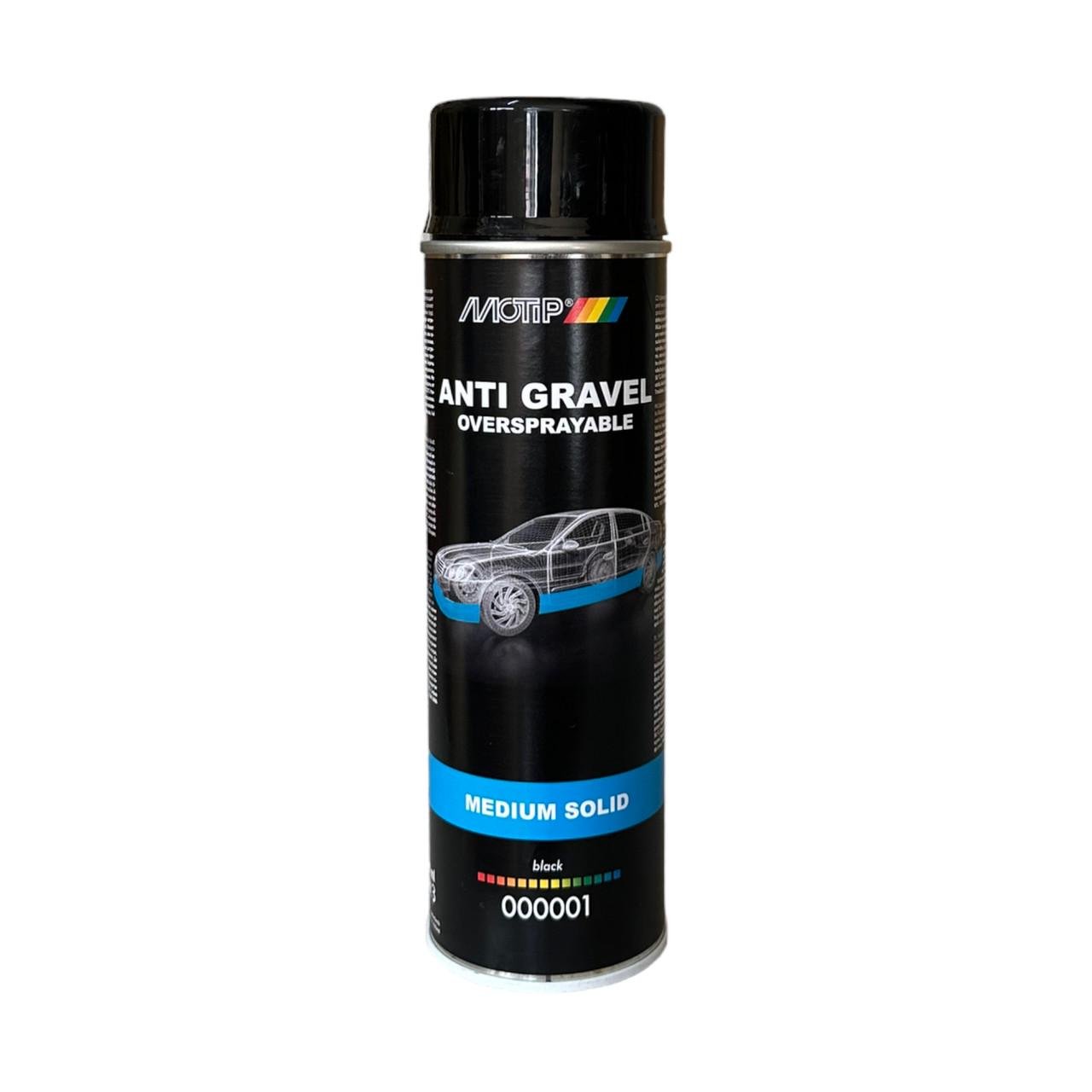 Антигравий в баллончике Motip Anti Gravel 500 мл Серый